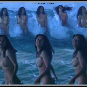 Salma Hayek Completely Naked in The Sea In Ask The Dust - 020